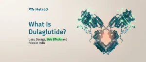 Translucent 3D dulaglutide Fc-fusion peptide with mint binding particles, uses dosage price India