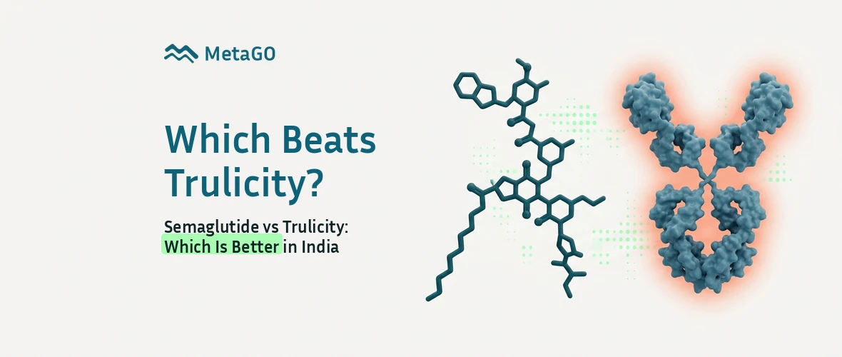 Semaglutide lipidated peptide vs dulaglutide Fc-fusion molecules, semaglutide vs Trulicity which is better India